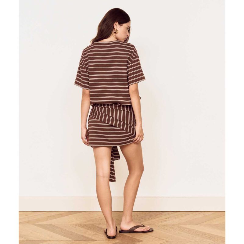 MINKPINK Vesper Tie Waist Mini Dress image number 1